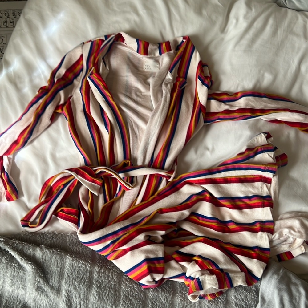 Kimono/maxi cardigan with tie